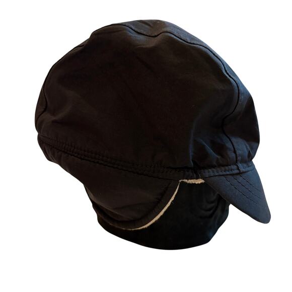 LL Bean Goretex Trapper Hat Med Softshell Fleece Lined Short Brim Ear Flaps USA - Picture 2 of 10